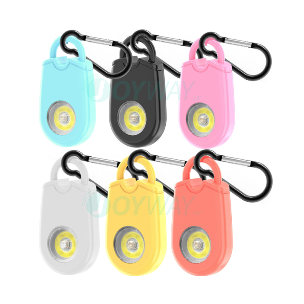 Personal Alarm,JW1510,71.5*38*14.5mm,Black/White/Blue/Pink/Yellow/Coral red 