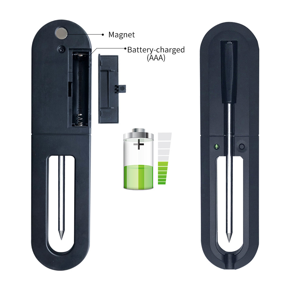 Wireless Smart Meat Thermometer,JW1905,31*46*20cm,Black