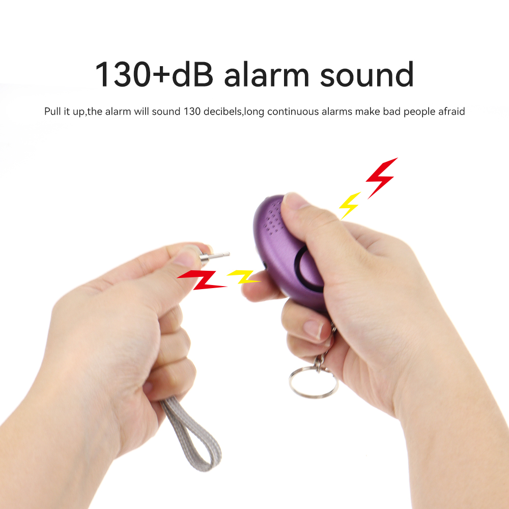 Personal Alarm,JW1509,64x40x21.5mm,Black/White/Blue/Purple/Golden