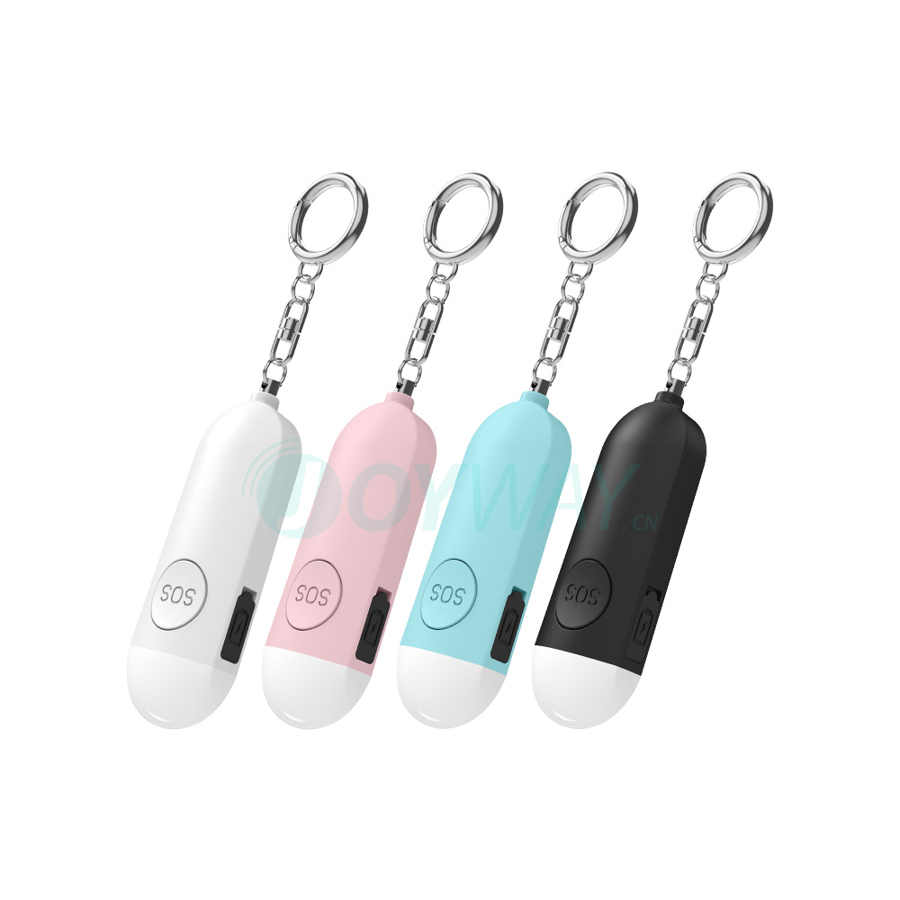 Personal Alarm,JW1506,83*28*17mm,Black/White/Blue/Pink 