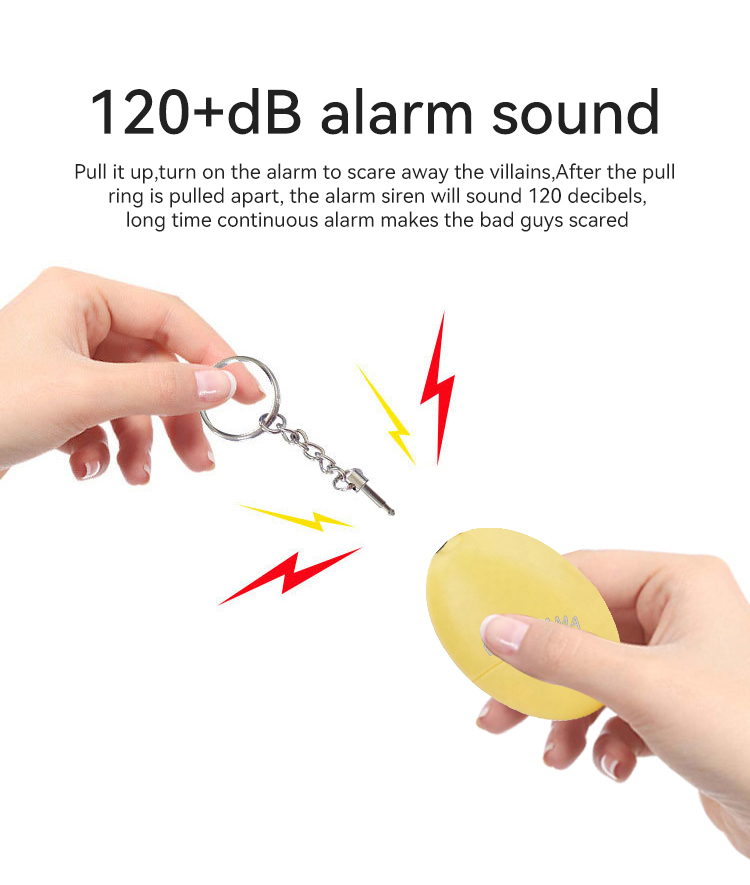 Personal Alarm,JW1408, 22*72*42mm,Black/Pink/Yelllow/Blue